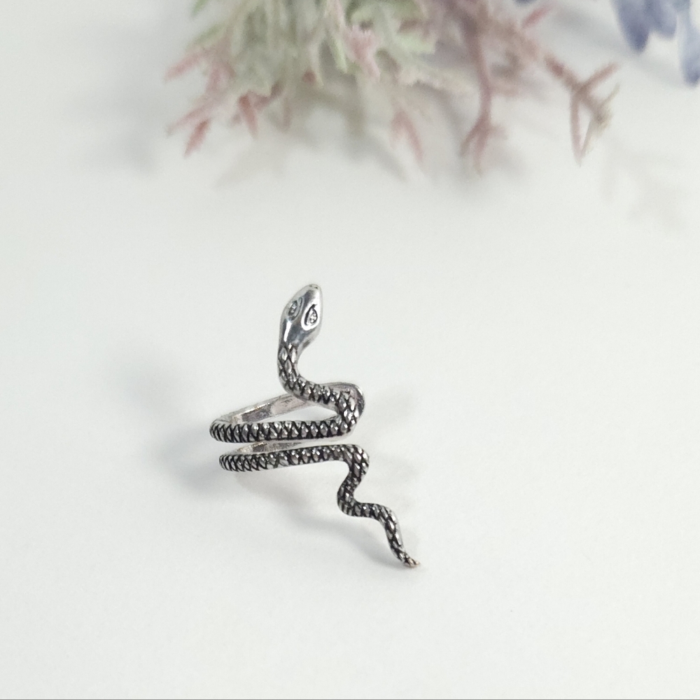 Official Silver River Dale Southside Serpents Snake Cuff Earring Marked inside - Picture 9 of 9